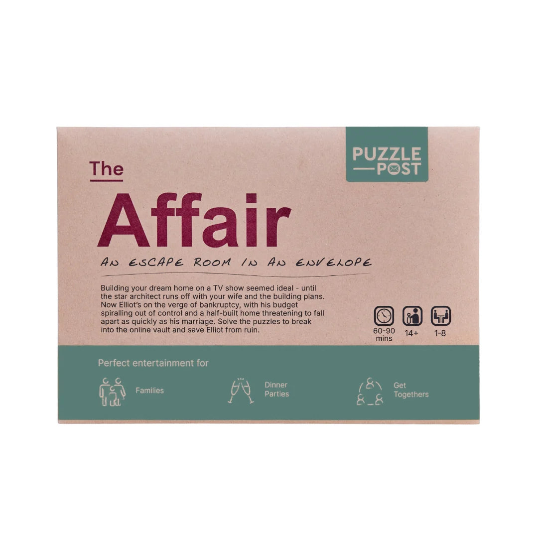 An Escape Room in an Envelope: The Affair