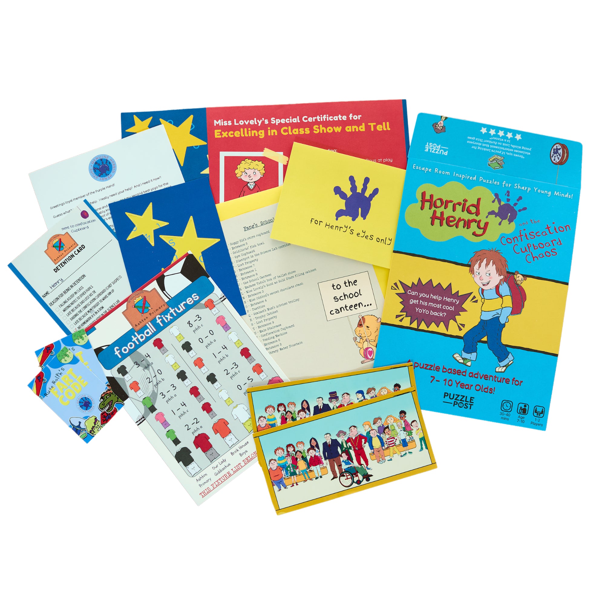 Children’s Escape Room Game - Horrid Henry and the Confiscation Cupboard Chaos