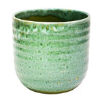 Emerald Reactive Glaze Planter