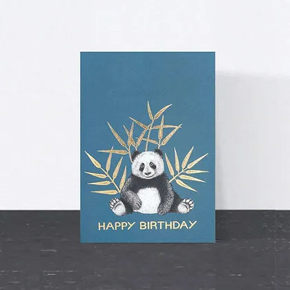 Luxury Panda Birthday Card