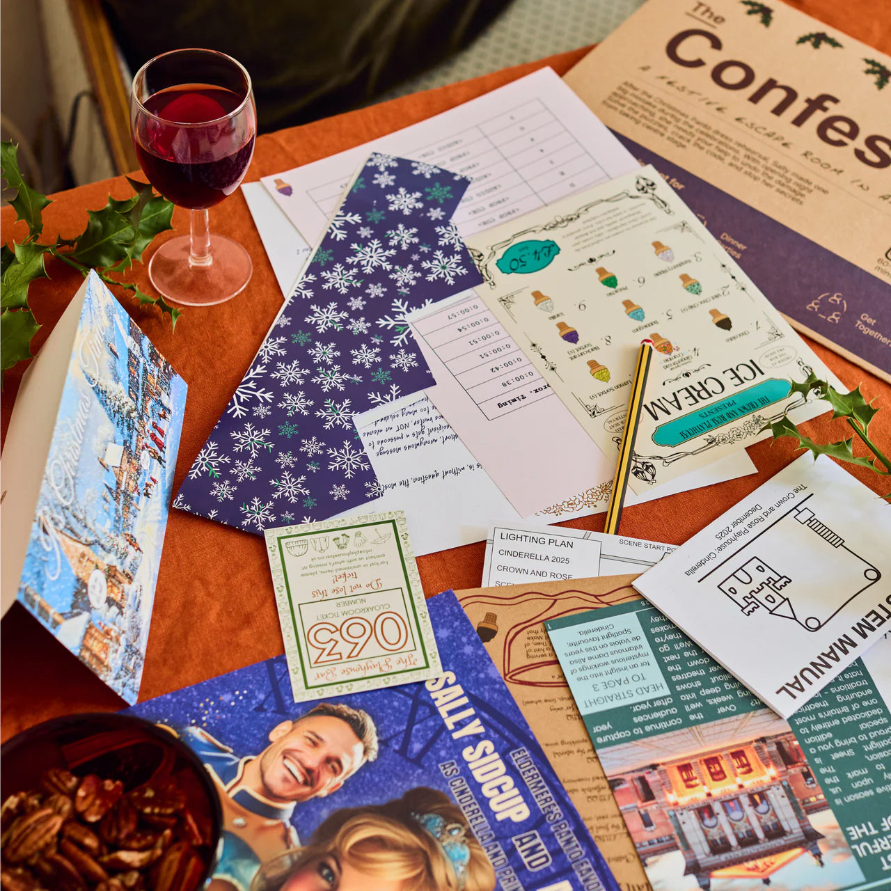 An Escape Room in an Envelope: The Confession