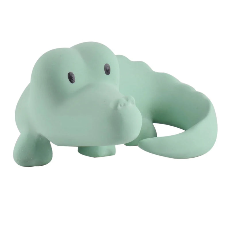My 1st Tikiri Safari Crocodile - Natural Rubber Rattle and Bath Toys