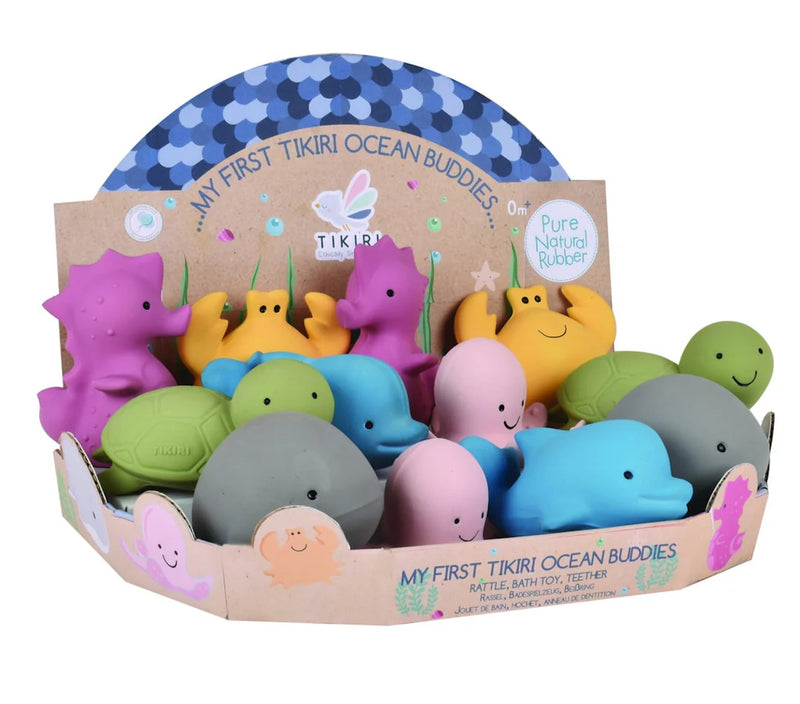 My 1st Tikiri Ocean Buddies - Natural Rubber Rattle