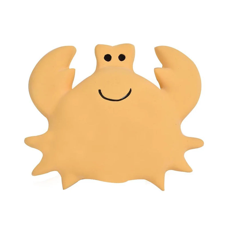 My 1st Tikiri Ocean Buddies Crab - Natural Rubber Rattle & Bath Toy