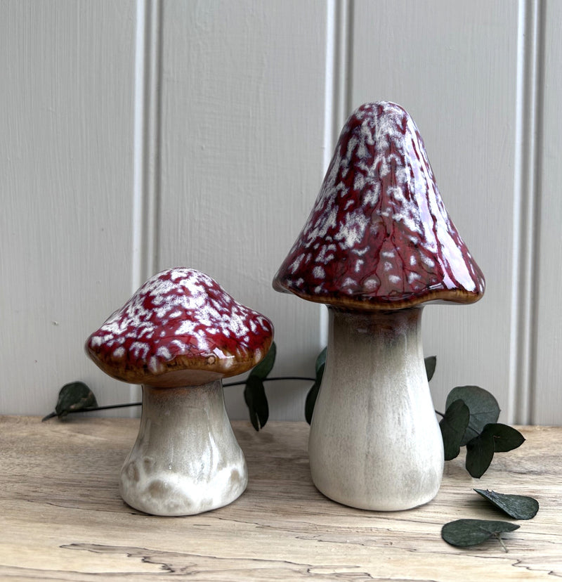 Ceramic Toadstools
