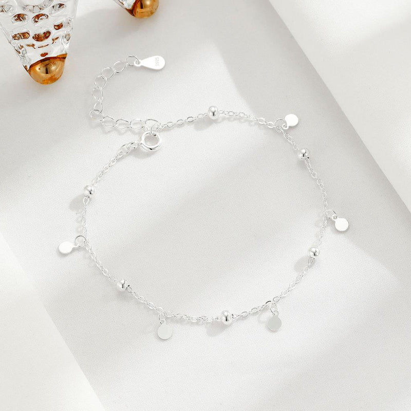 Gold Ball & Disc Bracelet