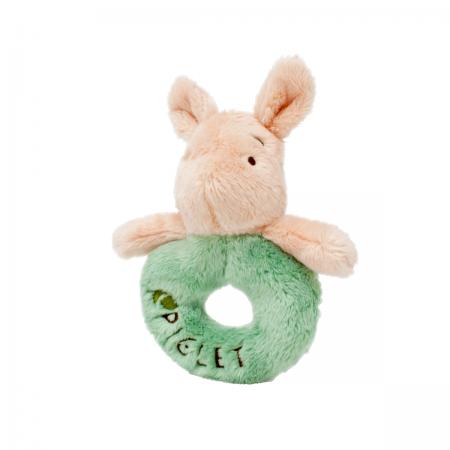 Hundred Acre Wood Piglet Ring Rattle