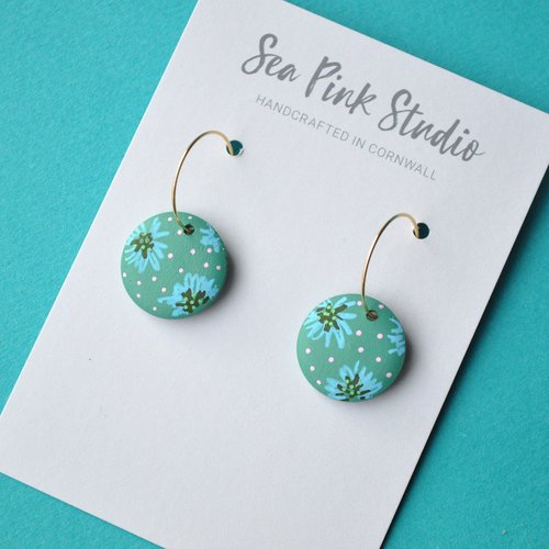 Jade Dahlia Earrings