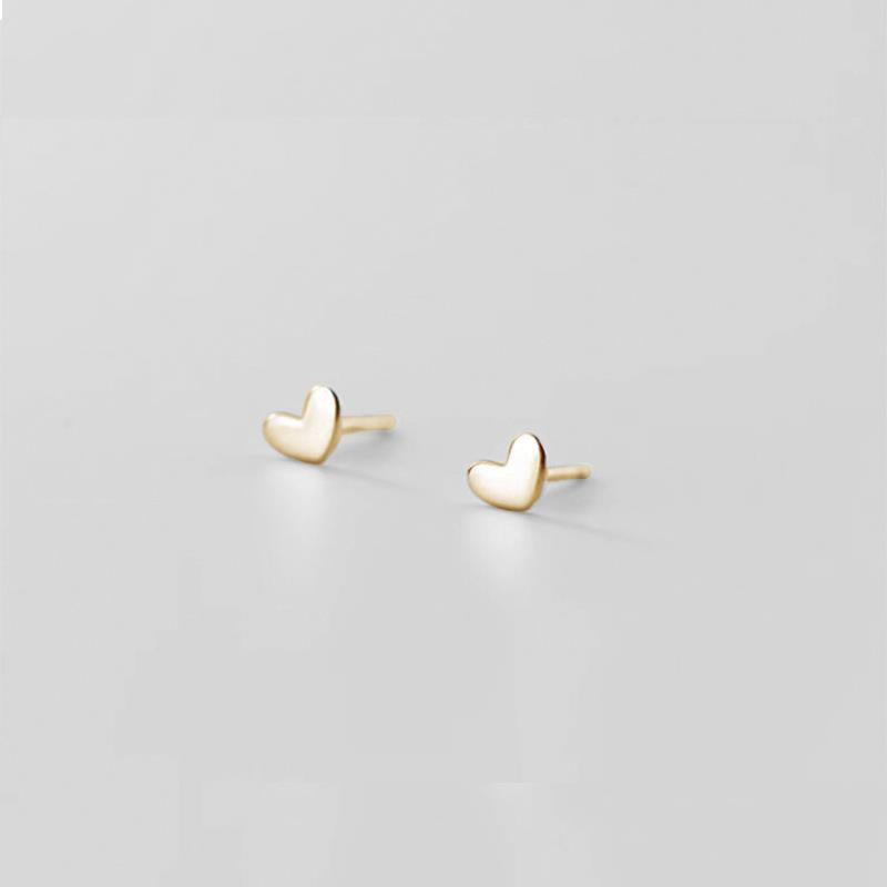 Tiny Heart Earrings