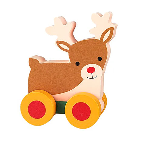 Rudolph First Push Toy