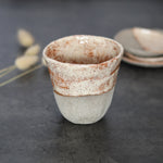 Pink Speckle Hand Pinched Cup by Tash Fry Klā