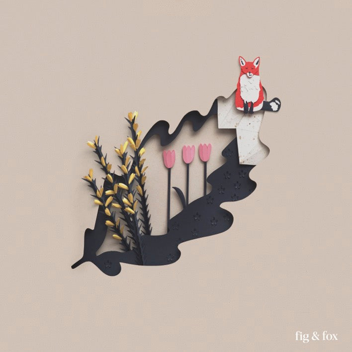 Fox Print- Fig & Fox Illustration