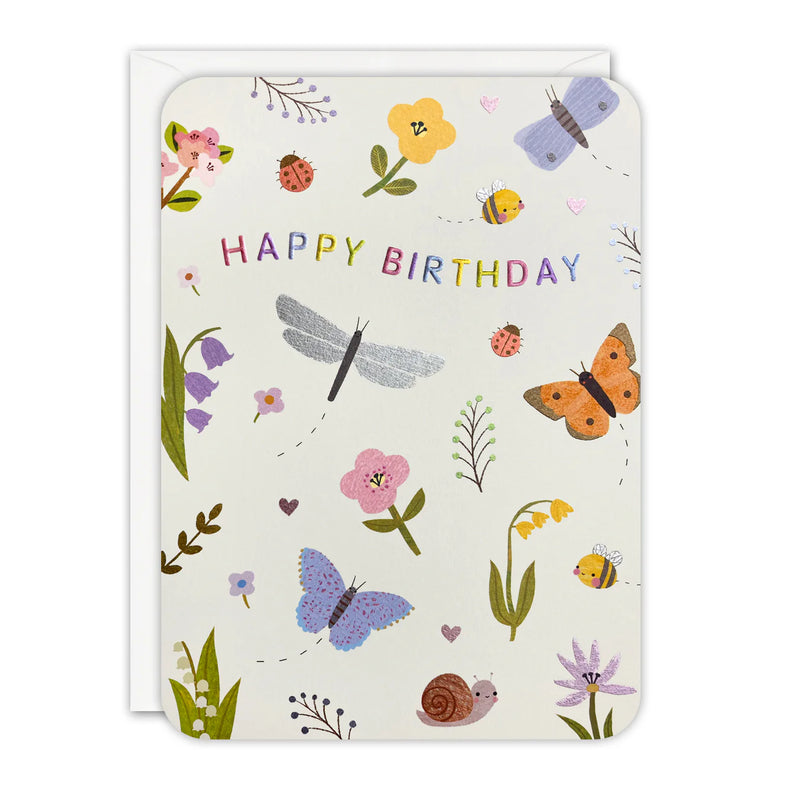 Birthday Butterflies Sprouts Card