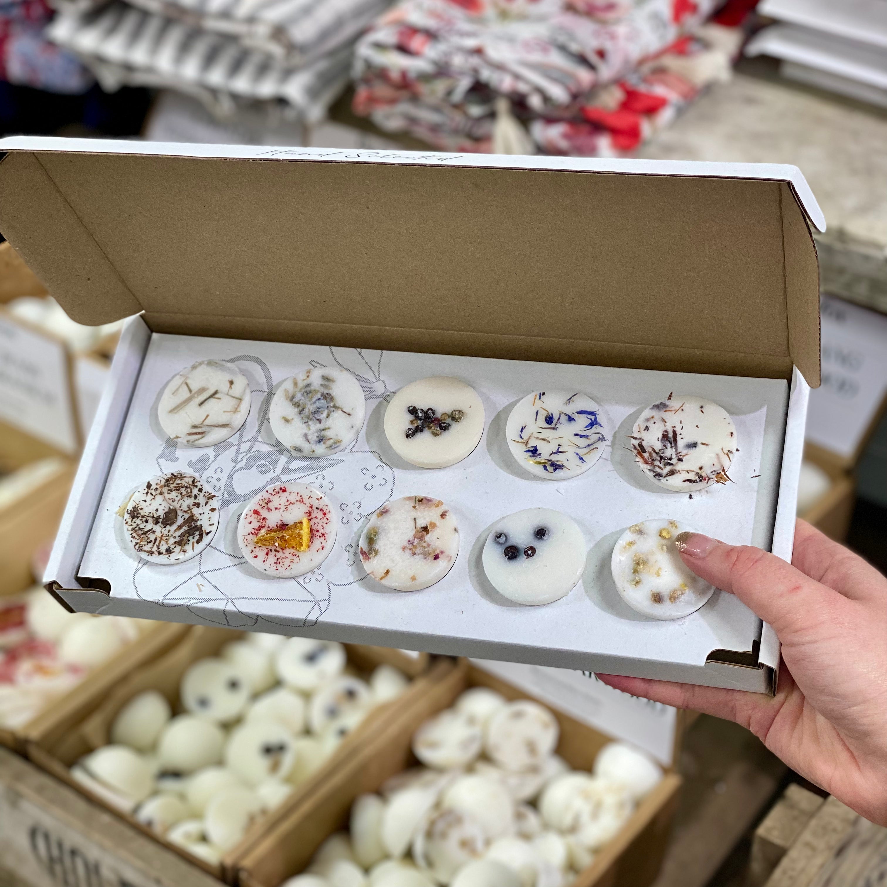 Selection Box of 10 Wax Melts