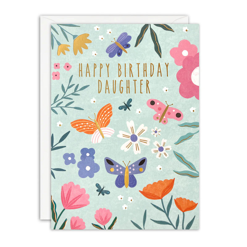Daughter Birthday Butterflies Card