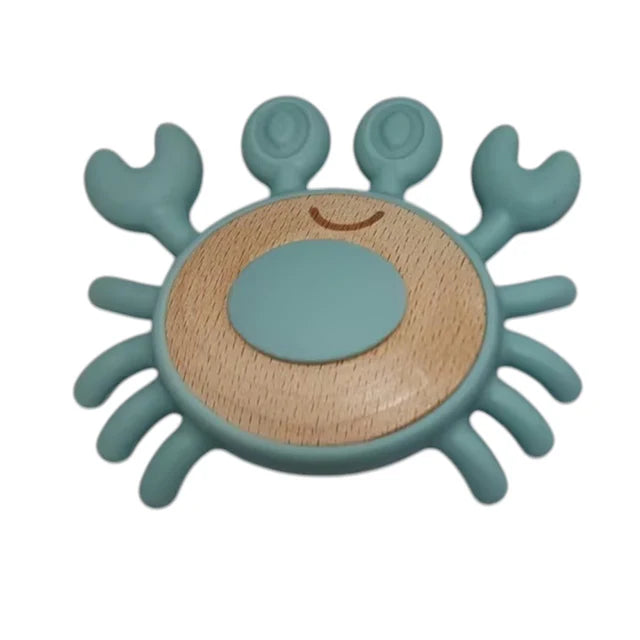 Crab Teether - Ocean Blue