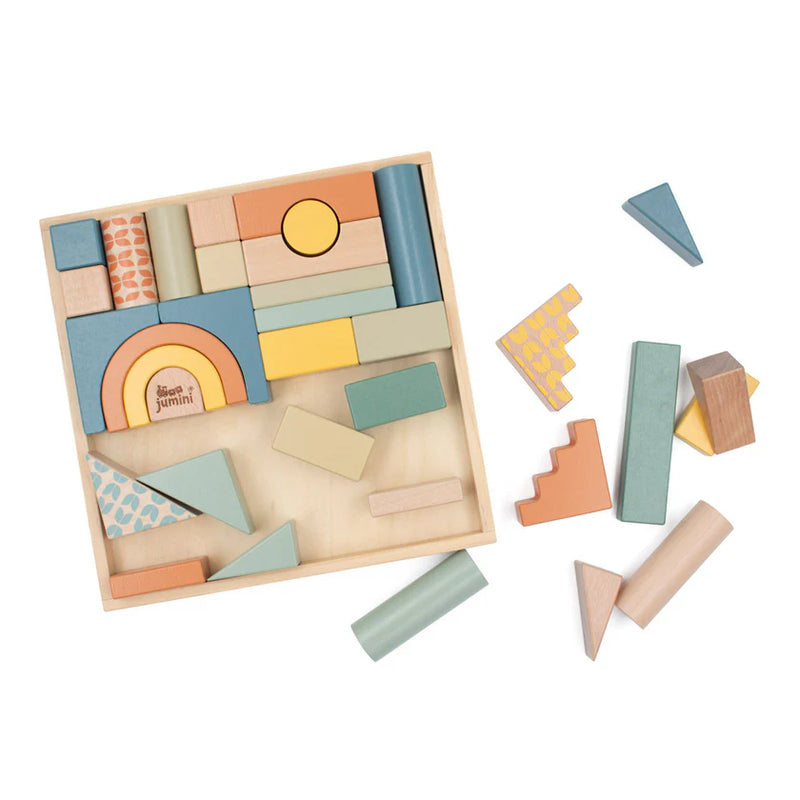 Retro Block Set with Tray