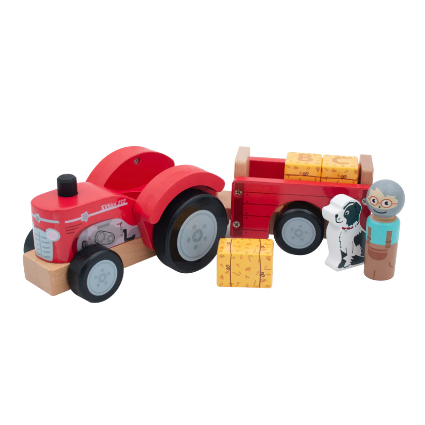 Farm - Tractor and Trailer (with bales)