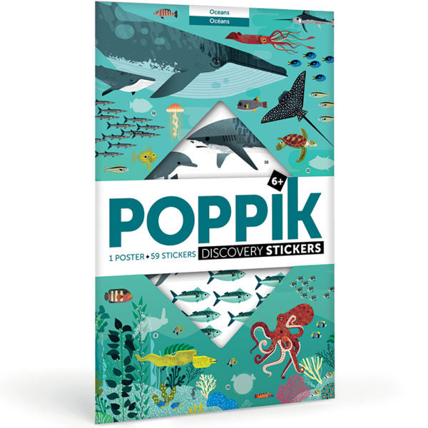 Poppik Sticker Poster - Oceans