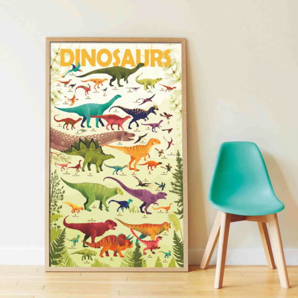 Poppik Sticker Poster - Dinosaurs