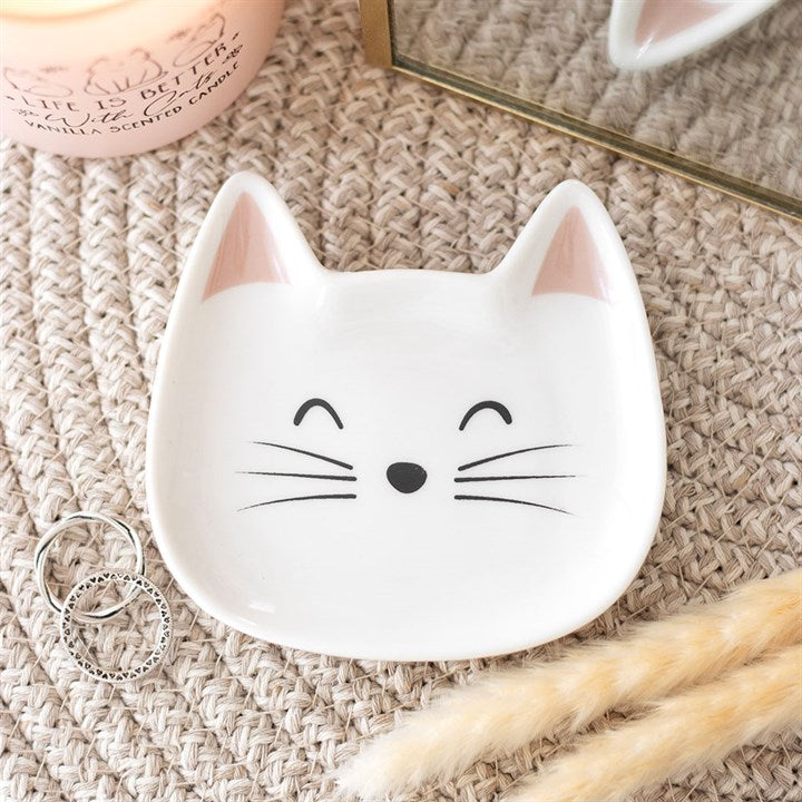 Cat Face Trinket Dish