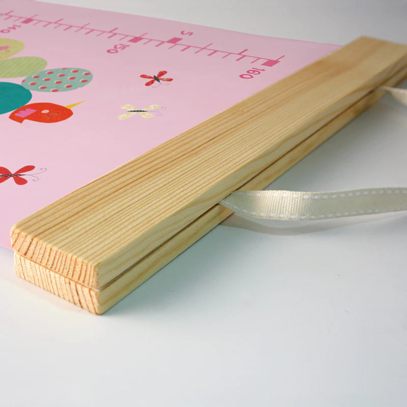 Fairy and Tree Canvas and Wood Height Chart