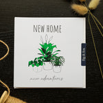 New Home Houseplant Card