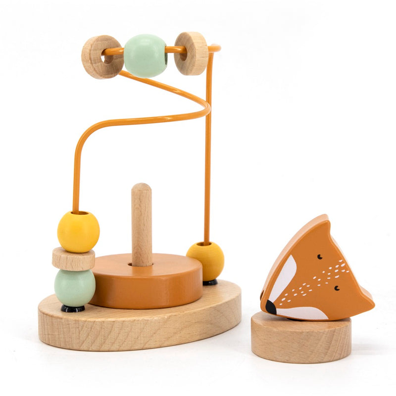 Wooden beads maze - Mr. Fox
