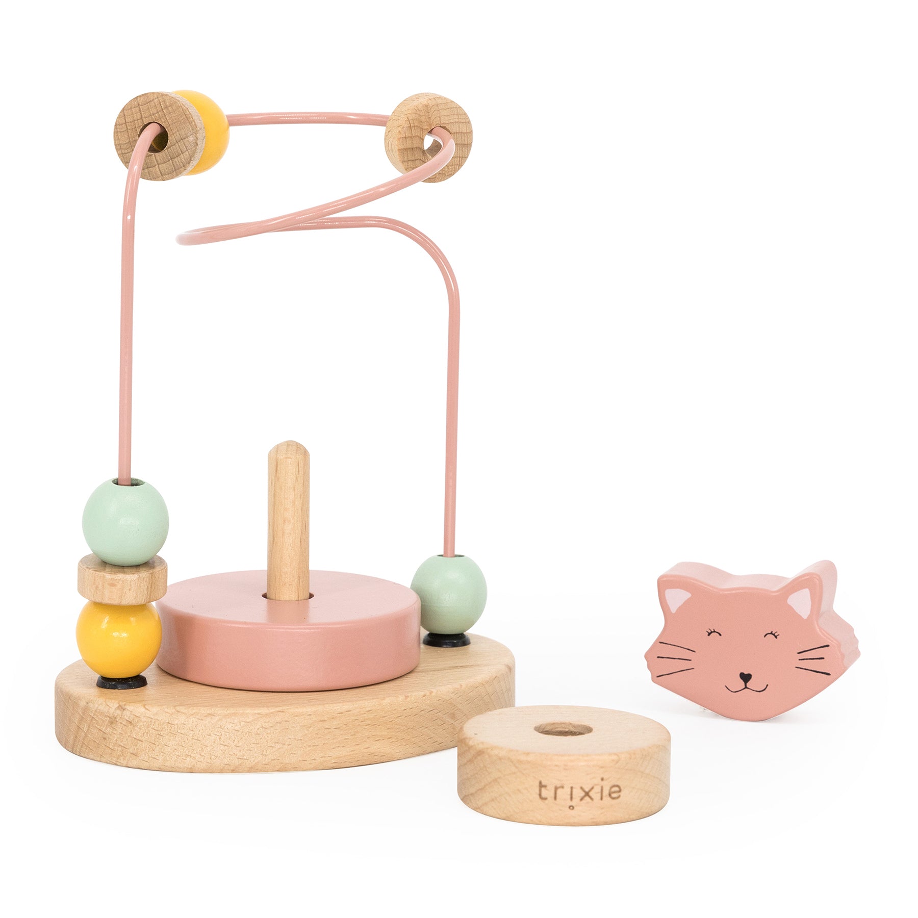 Wooden beads maze - Mrs Cat