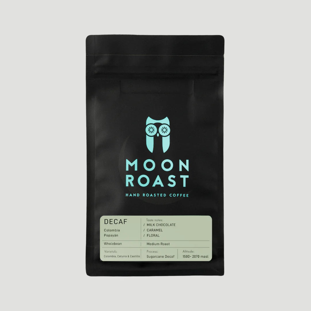 Moon Roast Decaf Coffee Bag 225g