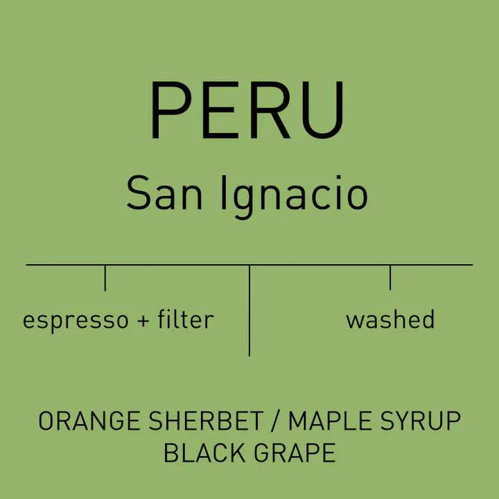 Peru (San Ignacio) Coffee Bag 225g