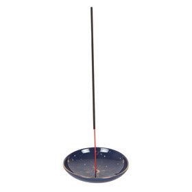 Blue Starry Sky Ceramic Incense Stick Holder