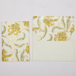 Iris Glitz Sunshine Hand Block Printed Greeting Card
