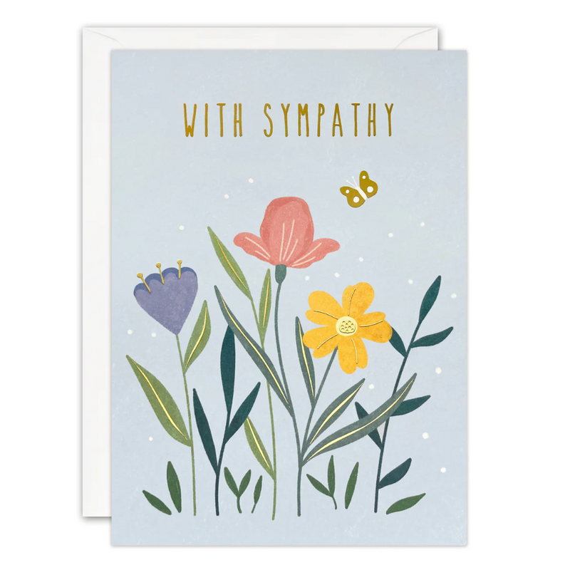 Sympathy Flowers Sunbeams Card