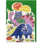 Have a dino-mite day Birthday Card