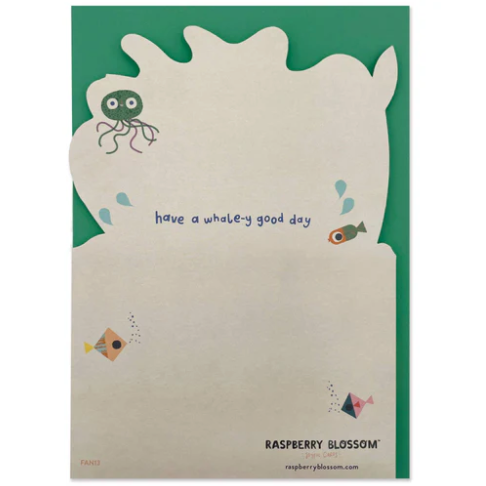 Have a whale-y good day Birthday Card
