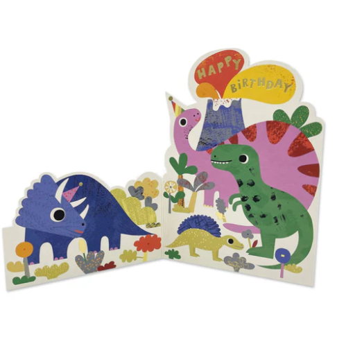 Have a dino-mite day Birthday Card