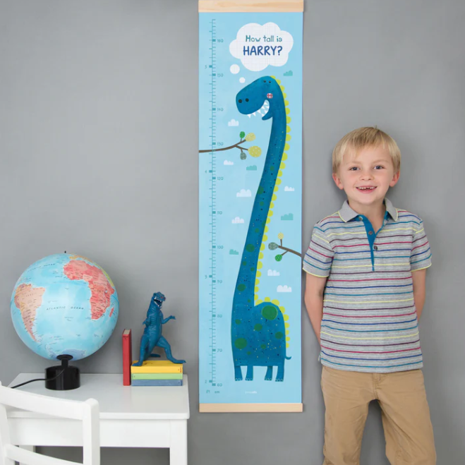 Dinosaur Canvas Height Chart