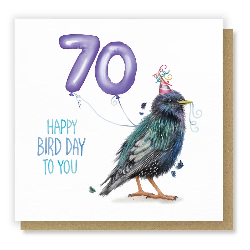 70 Bird Day Card