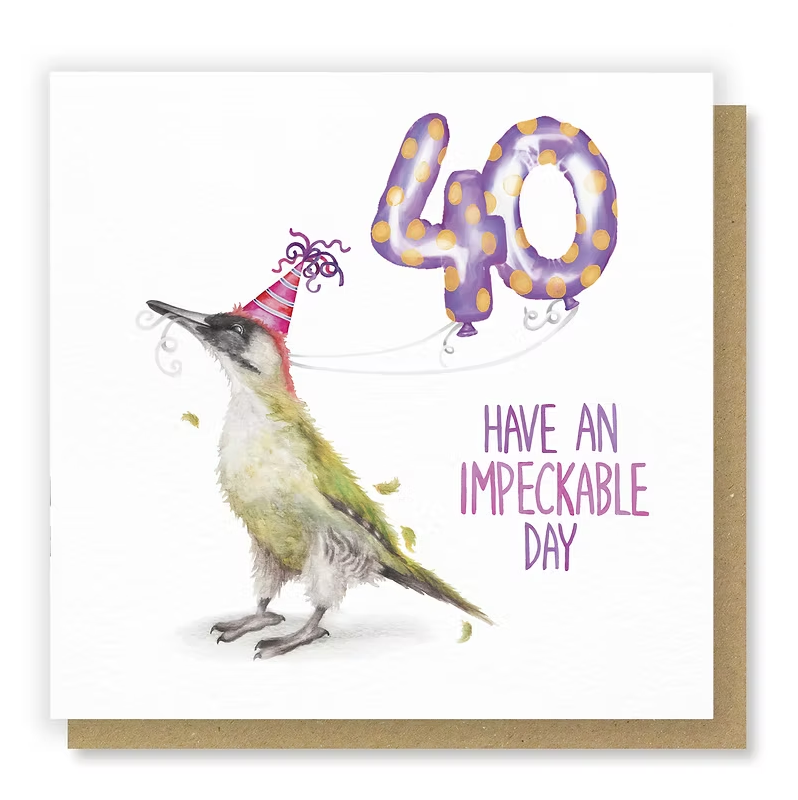 40 Impeckable Birthday Card