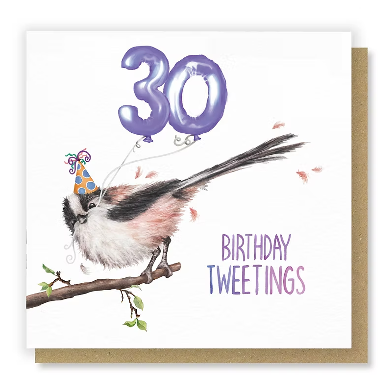 30 Birthday Tweetings Card