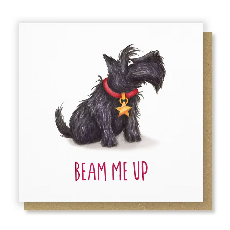 Beam Me Up Card