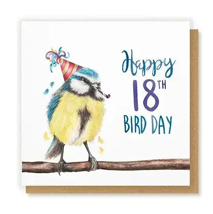 Happy 18th Bird Day Card