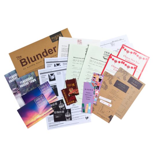 An Escape Room in an Envelope: The Blunder
