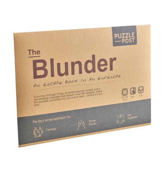 An Escape Room in an Envelope: The Blunder