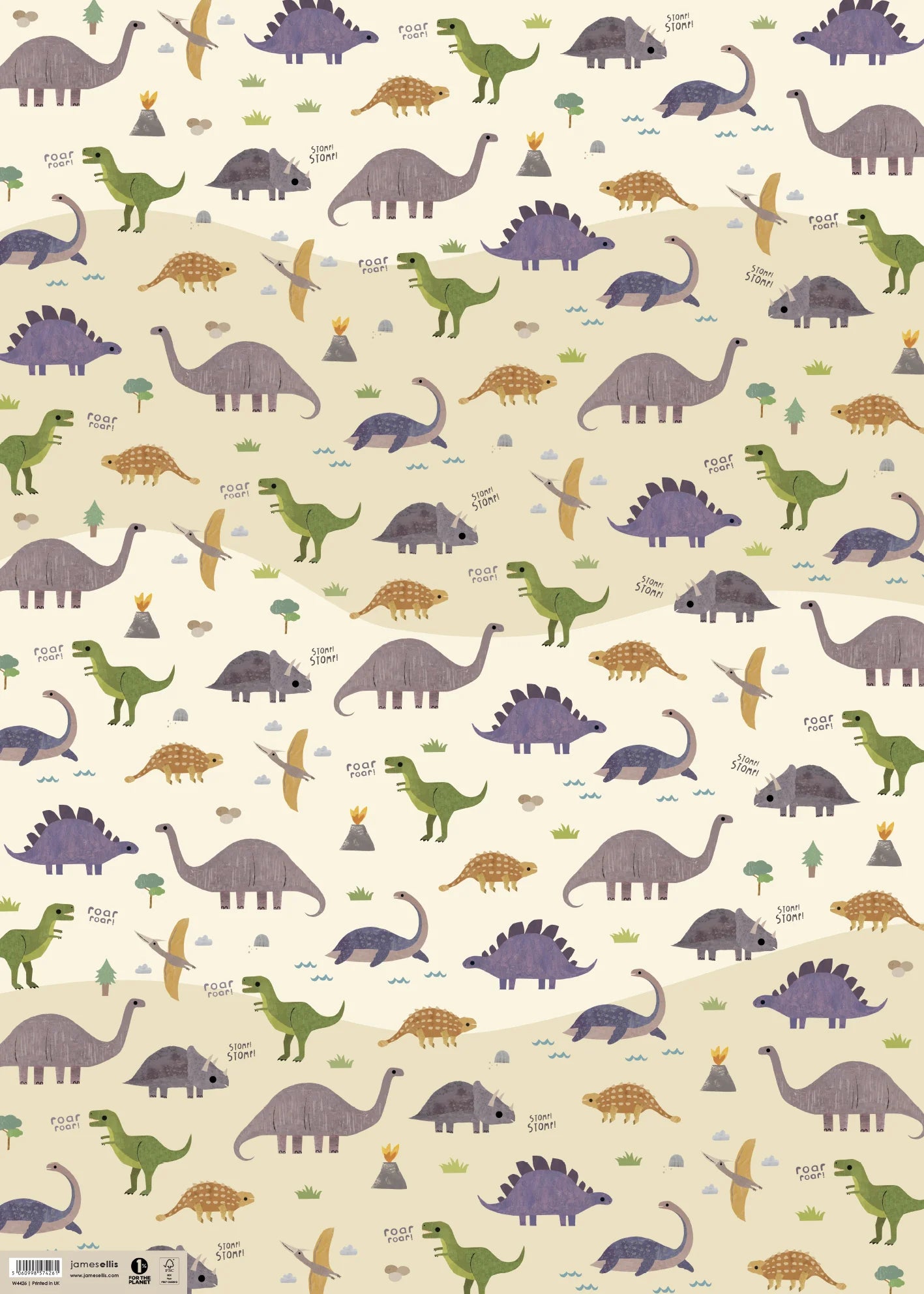 Dinosaur Wrapping Paper