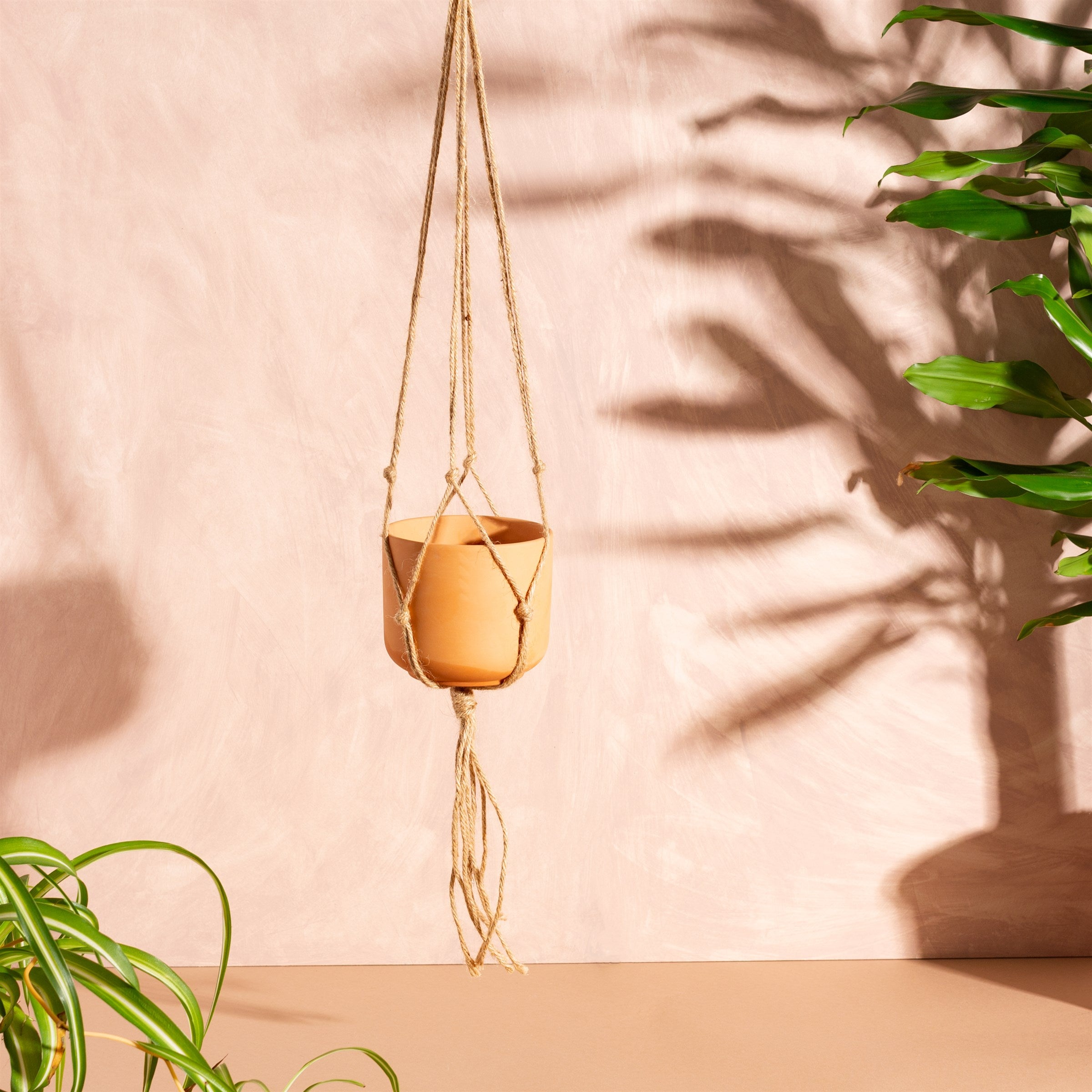 Macrame Plant Hanger Terracotta Small