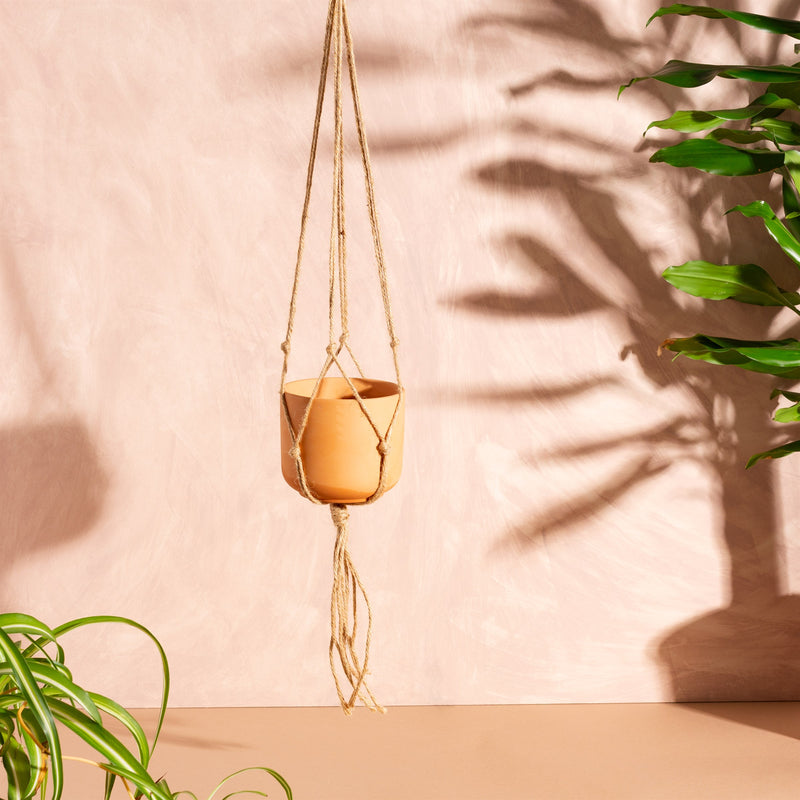 Macrame Plant Hanger Terracotta Small