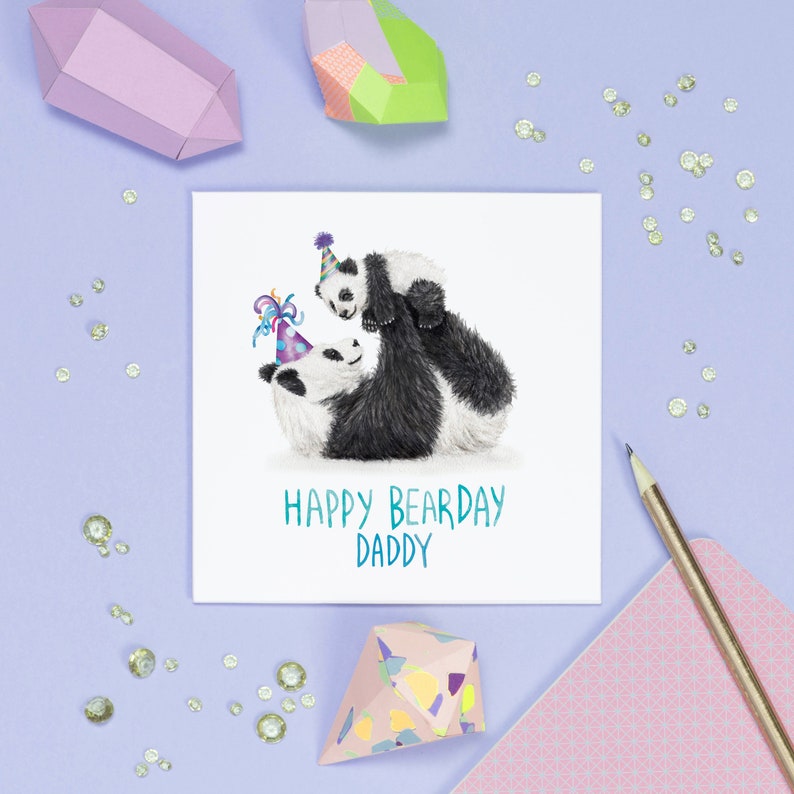 Happy Bearday Daddy Card