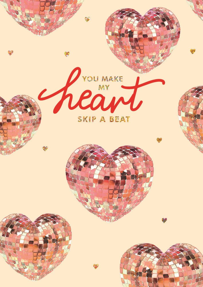 Skip a Beat Valentines Card
